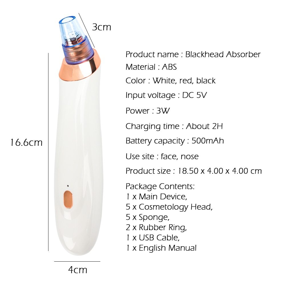 Blackhead instrument pore cleanerelectric