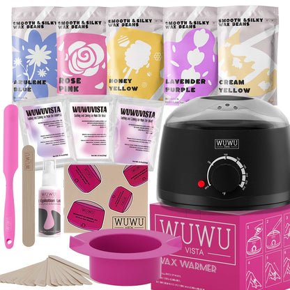 Waxing Kit WUWUVISTA 23 Items Hair Removal