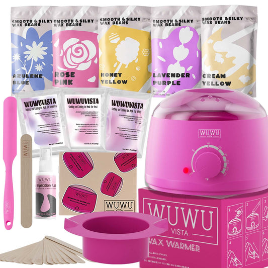 Waxing Kit WUWUVISTA 23 Items Hair Removal