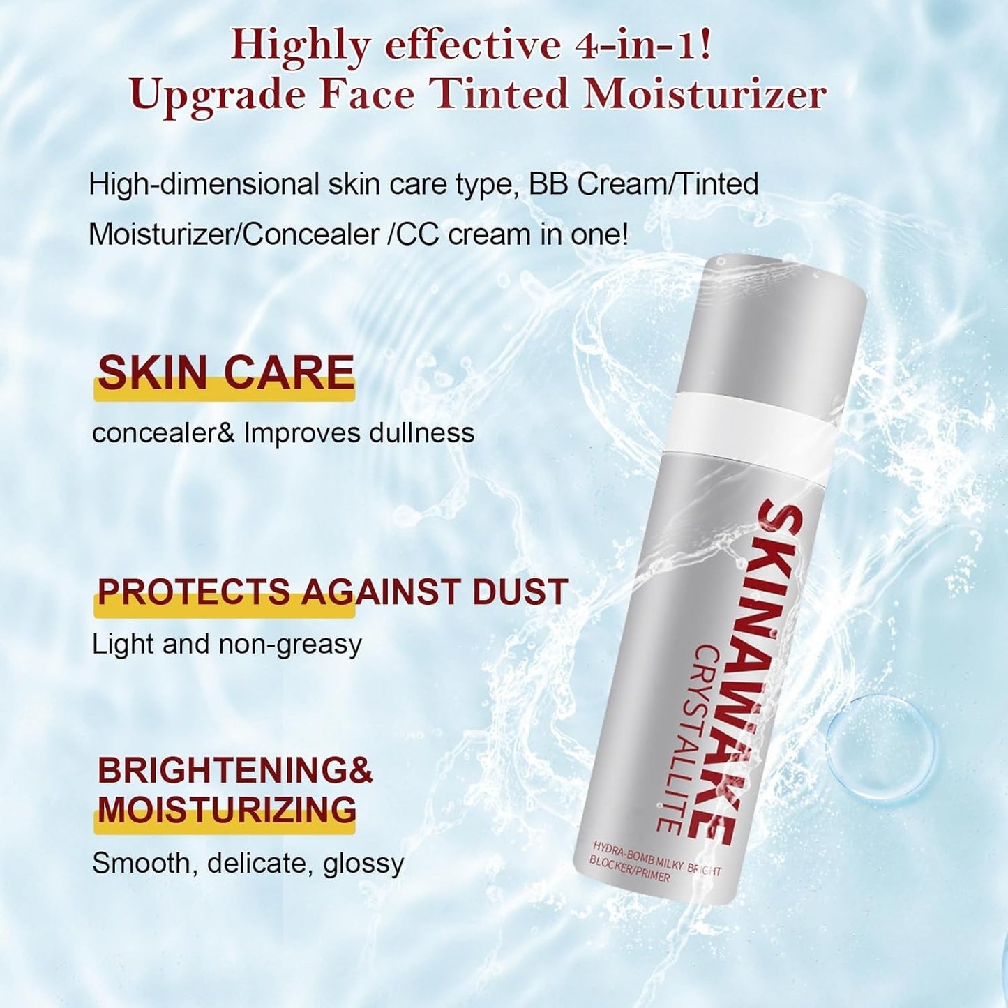 Moisturizing Primer Foundation With Hyaluronic Acid & Vitamin B5